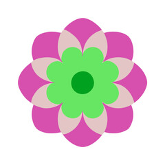 Beautiful flower shape design for various decorations.