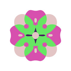 Beautiful flower shape design for various decorations.