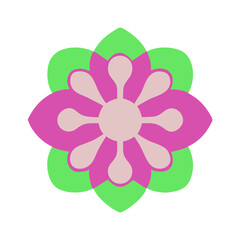 Beautiful flower shape design for various decorations.