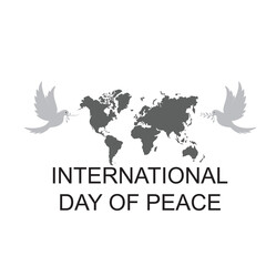 international day of peace, Sep 21 , international peace day. Illustration concept present peace world. Vector illustrate.
