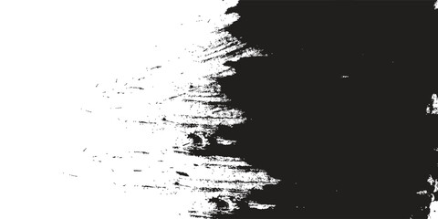 Grunge texture effect background. Distressed rough textured overlay. Abstract vintage monochrome. Black isolated on white. Torn style concept graphic design for banner, flyer, brochure or cover