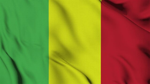 waving flag mali