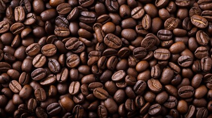 Coffee beans as a background or texture