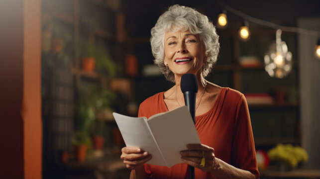 Seniors organize a virtual poetry slam,  reciting their original poems and sharing their creativity and poetic expression with a global online audience