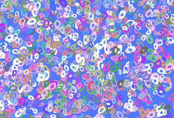 Light Multicolor, Rainbow vector cover with spots.