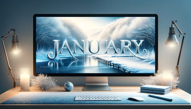 January screen wallpaper