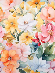 Obraz premium colorful flower background 5