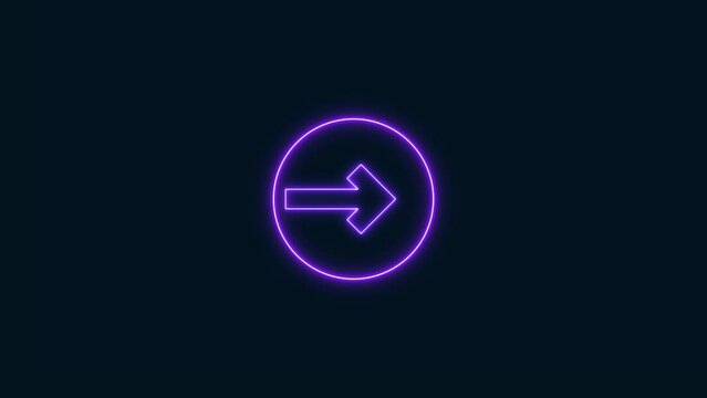 Arrow Loop Animation direction concept