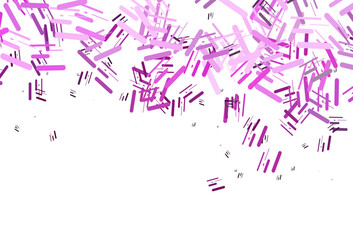 Light Pink vector background with straight lines.