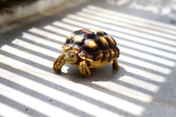 Sulcata also named African spurred tortoise, Centrochelys sulcata. Pardalis Babcocki Leopard...