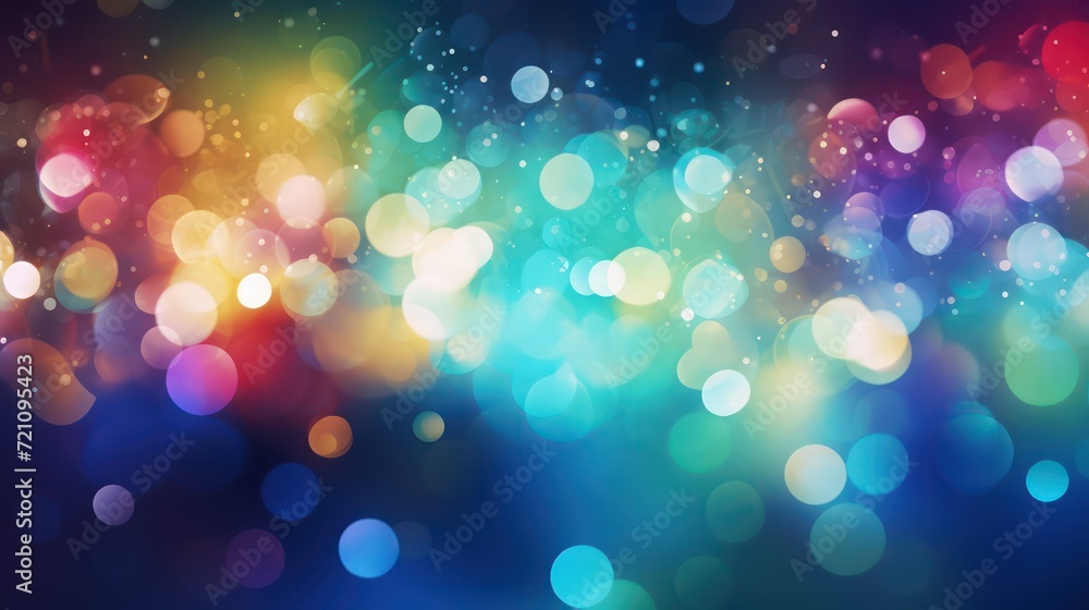 Poster abstract bokeh background