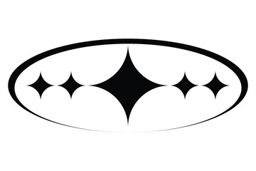 Star Basic Graphic Sticker Design