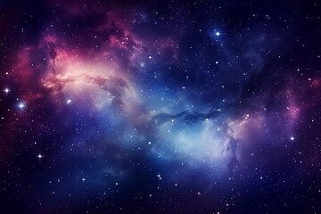 
Space background with realistic nebula and shining stars. Colorful cosmos with stardust and milky way. Magic color galaxy. Infinite universe and starry night. Vector illustration