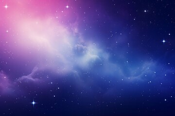 Space background with realistic nebula and shining stars. Colorful cosmos with stardust and milky way. Magic color galaxy. Infinite universe and starry night. Vector illustration