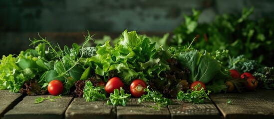 Photographing Fresh, Green, Natural Salads