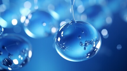 Fototapeta na wymiar blue christmas balls