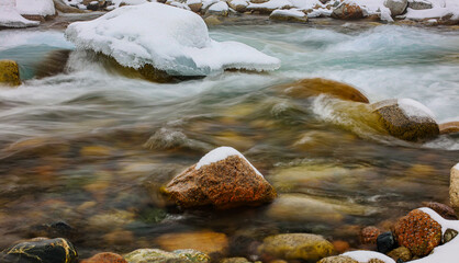 stream in the mountains