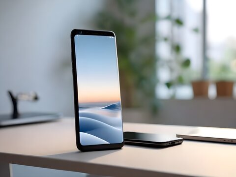 white homescreen phone