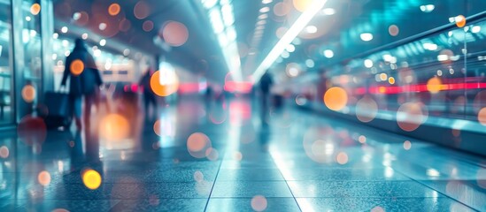 Captivating Bokeh Backgrounds: Mesmerizing Blur of Airport Bokeh as the Stunning Background