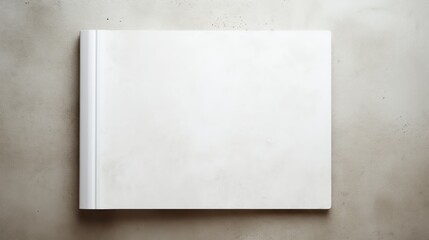 Fototapeta premium blank white paper on a wall