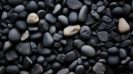 Fototapeta na wymiar pebbles on the beach high definition(hd) photographic creative image 
