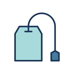 tea bag icon symbol vector template