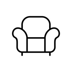 sofa icon symbol vector template