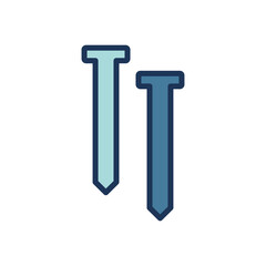 nails icon symbol vector template