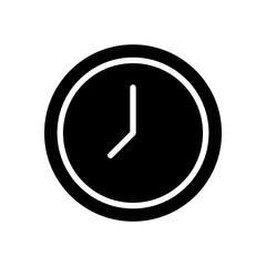 clock icon symbol vector template