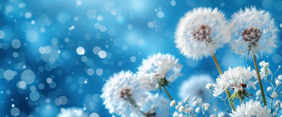 Abstract Flower  Dandelion, Wallpaper Pictures, Background Hd