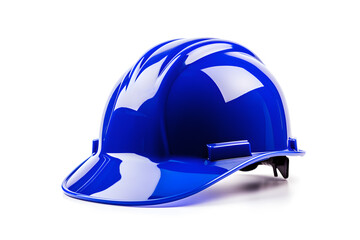 Fototapeta premium blue safety helmet labor day