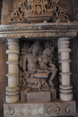 This is the photo of an Ancient temple at Khajuraho in India.