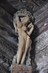 This is the photo of an Ancient temple at Khajuraho in India.