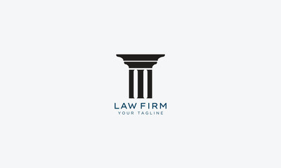 Attorney and lawyers logo design vector template