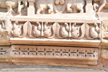 This is the photo of an Ancient temple at Khajuraho in India.