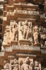 This is the photo of an Ancient temple at Khajuraho in India.