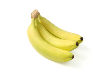 banana bunch isolated in white background