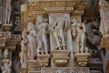 This is the photo of an Ancient temple at Khajuraho in India.