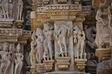 This is the photo of an Ancient temple at Khajuraho in India.
