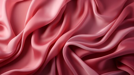 Fototapeta premium red silk satin fabric abstract background