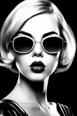 Fotografía de retrato de mujer rubia con gafas  © artDefinity