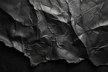 a black wrinkled sheet of paper is used to make some abstract backgrounds, photo bashing, desolate landscape