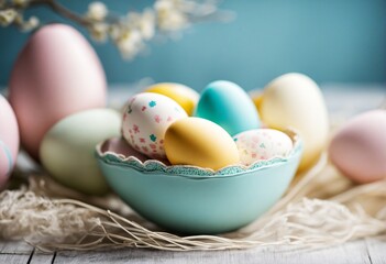 Fototapeta premium colourful easter eggs