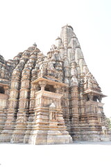 This is the photo of an Ancient temple at Khajuraho in India.