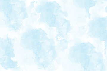 Fototapeta na wymiar Watercolour light blue background