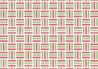 三崩し模様の水彩背景素材