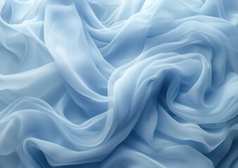 background with blue waves and swirly curves
