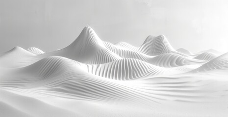 background with white wave waves on a white background