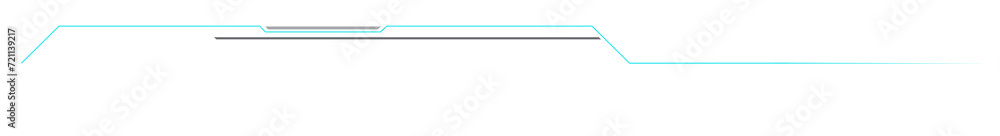 Poster hud futuristic technology line frame design element template