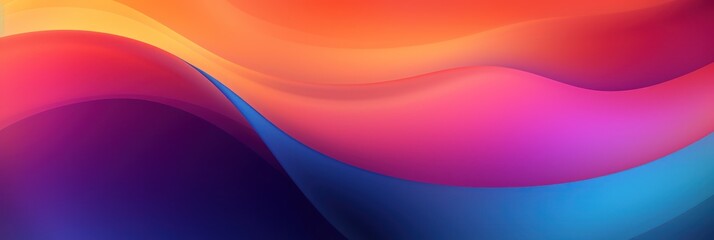 dark mode gradient soft solid, orange pink blue 